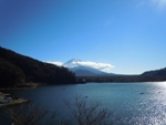 精進湖からの富士山2012年12月24日